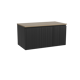 Storke Ribs meuble salle de bains avec tablette pour vasques Panton
