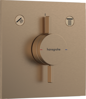 Hansgrohe DuoTurn E Unterputz-Duschmischarmatur Brushed Bronze