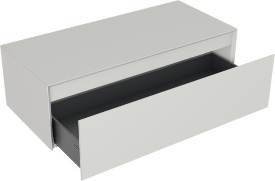 Storke Edge Modulo meuble sous-vasque suspendu 105 x 48 cm blanc mat 1 tiroir