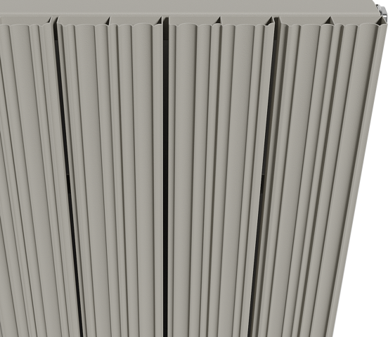 Vipera Mares enkele handdoekradiator 56,5 x 180 cm centrale verwarming zijdegrijs zij- en middenaansluiting 1539W