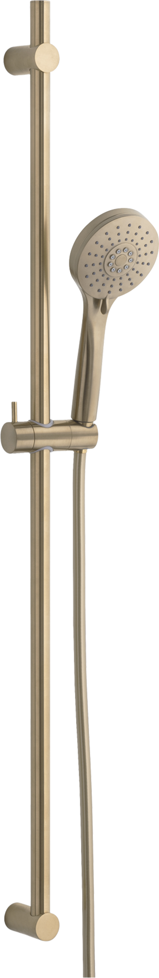 Blaufoss Round douchestang 100 cm met douchekop 10 cm 3 functies Brushed Gold