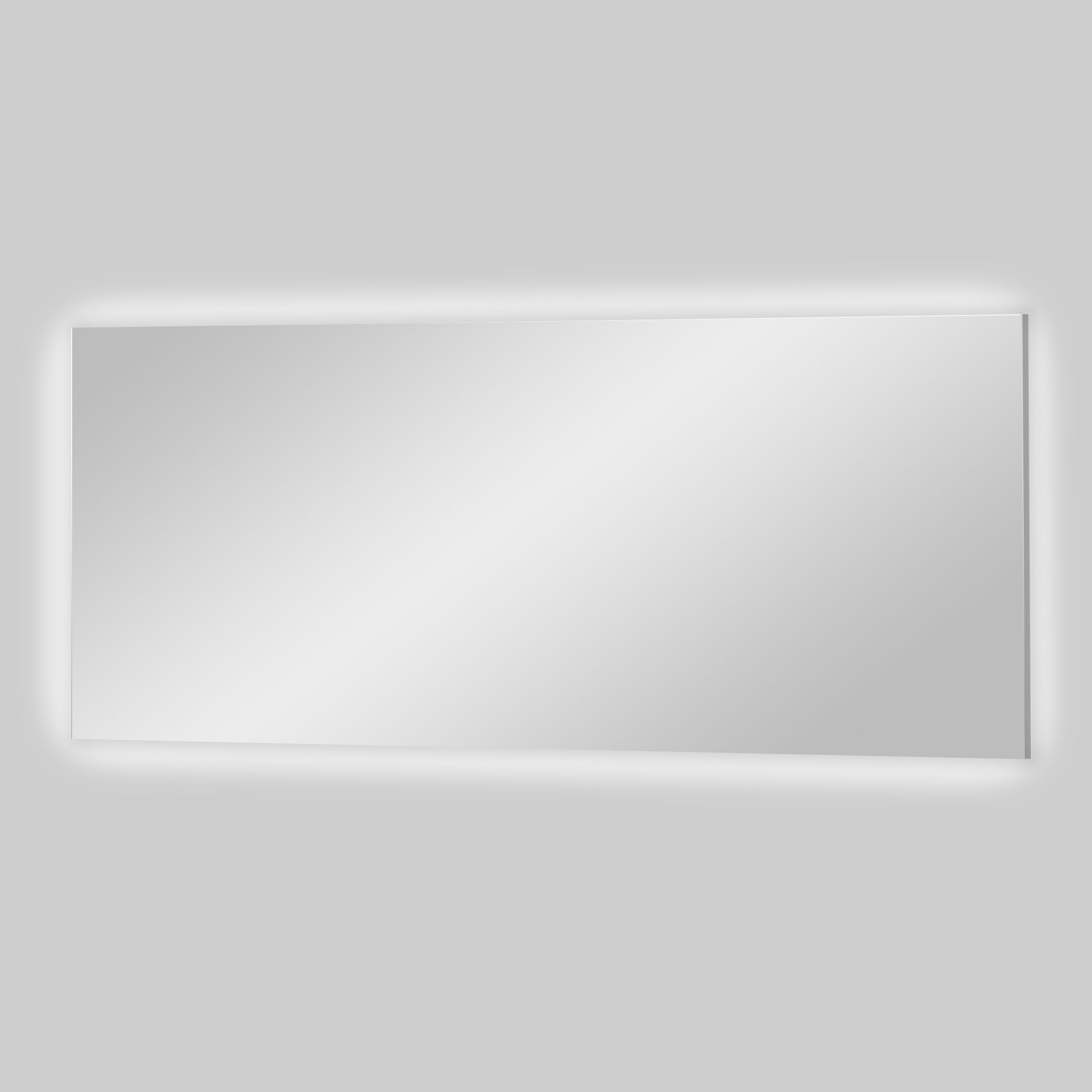 Balmani Giro rechthoekig badkamerspiegel 150 x 65 cm met spiegelverlichting en -verwarming