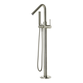 Blaufoss Round Move robinet de bain îlot avec douchette Brushed CoolMetal