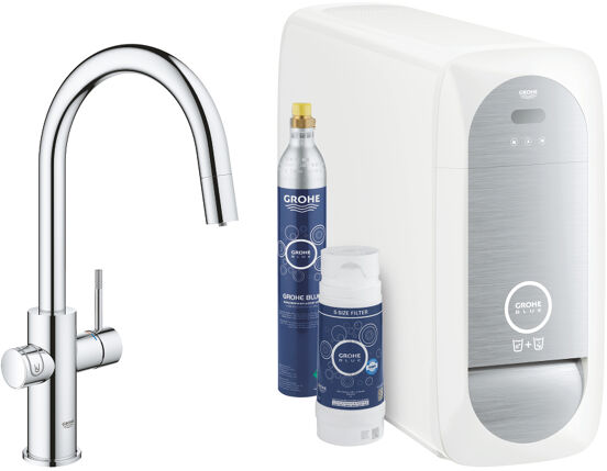 Grohe Blue Home robinet de cuisine avec douchette extractible chrome brillant 31541000