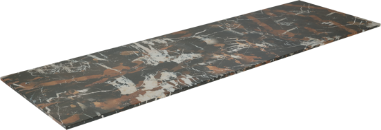 Balmani Stretto tablette simple ou double marbre Portoro Gold 180 x 55 cm
