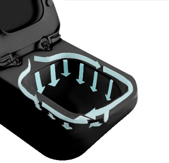 Ideal Standard Tesi wc suspendu noir mat bride de rinçage fine, kit d'isolation inclus
