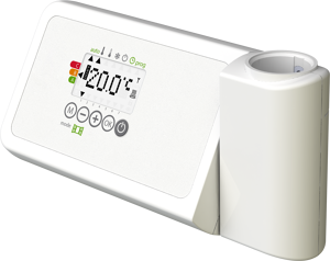 Vipera régulateur thermostatique programmable pour sèche-serviettes électrique blanc