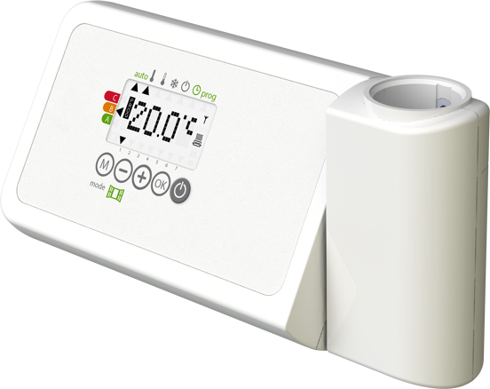 Vipera régulateur thermostatique programmable pour sèche-serviettes électrique blanc