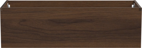 Storke Edge meuble sous-vasque suspendu 120 x 52 cm noyer 1 tiroir