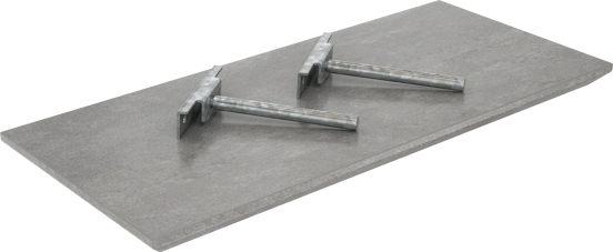 Storke Edge wandplank beton grijs 40x16cm
