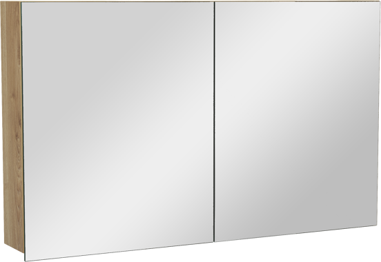 Balmani Lucida armoire de toilette 120 x 72 cm chêne brut