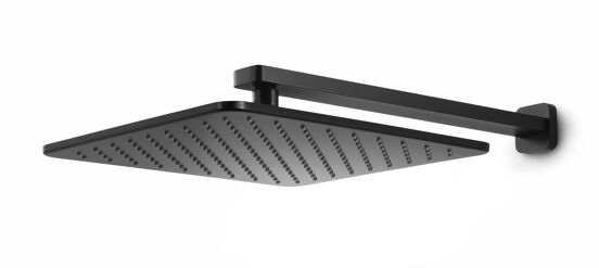 Blaufoss Smartbox Softline inbouw regendoucheset thermostatische kraan mat zwart