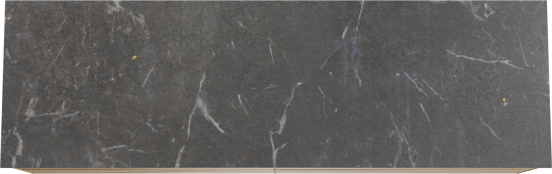 Balmani Mitra zwevend badkamermeubel 180 x 55 cm ruwe eik met Stretto enkel of dubbel tablet in marmer pietra grey