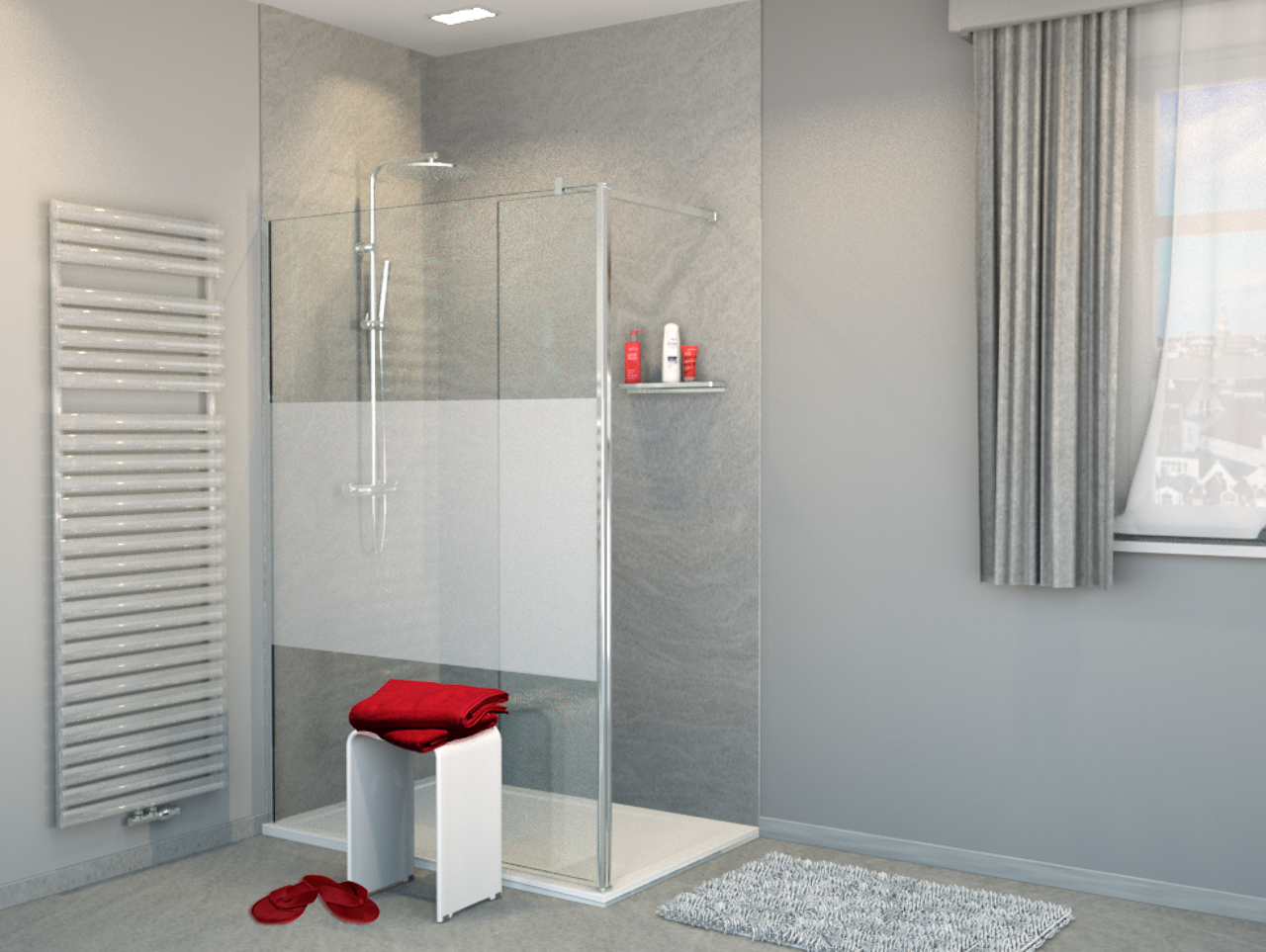 Balmani Move Walk-in Dusche