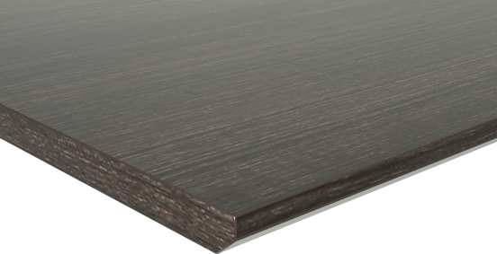 Storke Edge tablette simple mélaminé chêne foncé 105 x 52 cm