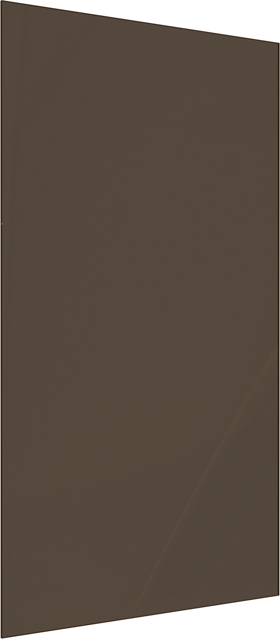 Balmani Modular Duschwand Glas: 116 x 200 cm, Bronze Glas