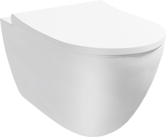 Luca Varess  Vinto  wc suspendu blanc mat sans bride