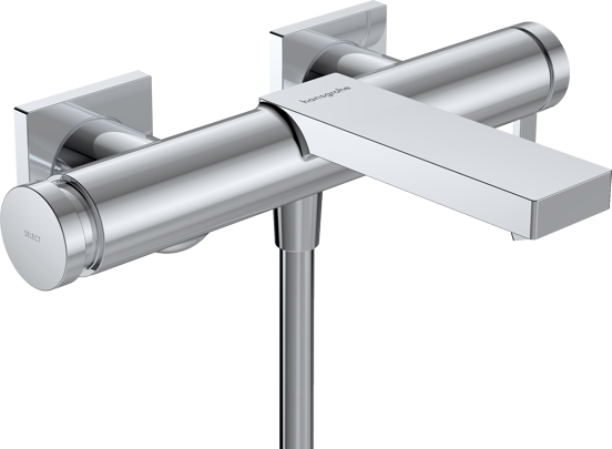 Hansgrohe Tecturis E mengkraan badkraan glanzend chroom