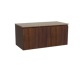 Storke Ribs badkamermeubel met Panton wastafelblad voor waskom(men)