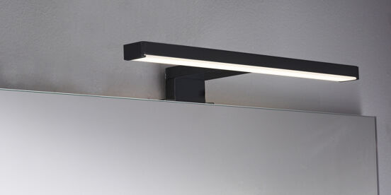 Balmani Cubico LED Spiegelbeleuchtung: 50 cm, Schwarz, 4100K