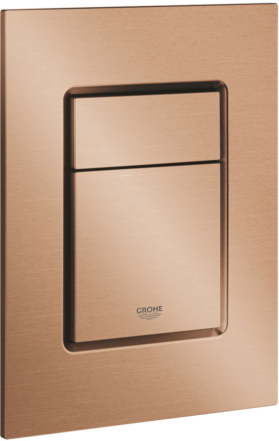 Grohe Skate Cosmopolitan S duwplaat Brushed Warm Sunset voor Rapid SLX inbouwreservoir