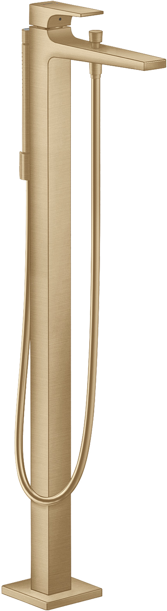 Hansgrohe Metropol robinet de bain îlot avec douchette Brushed bronze
