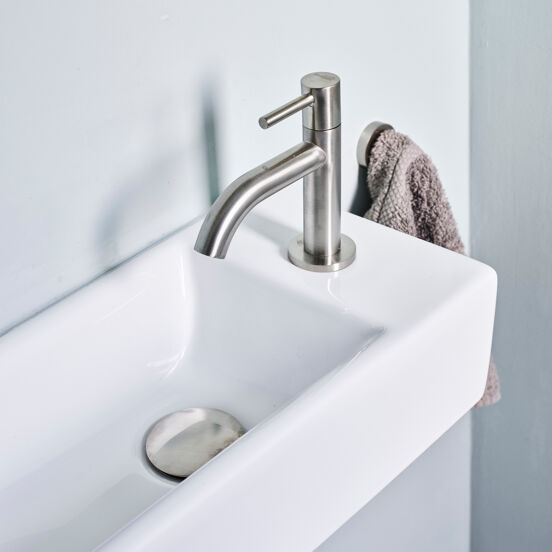 Blaufoss Multa fonteinkraan Brushed CoolMetal