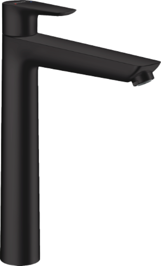 Hansgrohe Talis E240 verhoogde wastafelkraan mat zwart