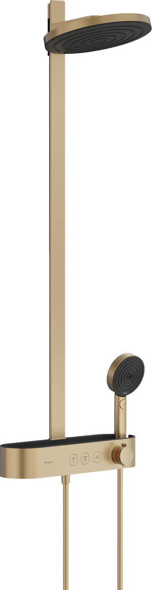 Hansgrohe Pulsify S260 Duschsystem mit Thermostat-Armatur Brushed Bronze