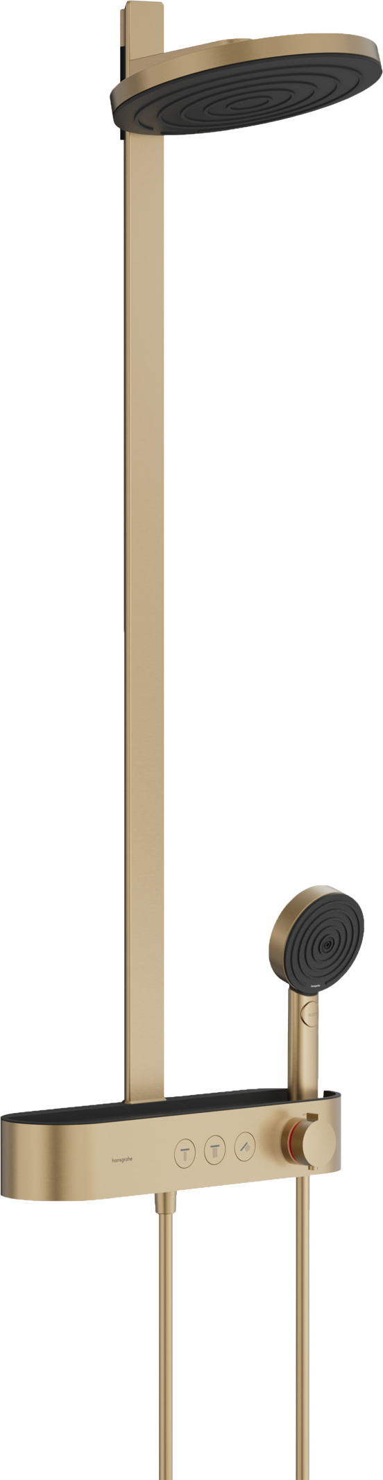 Hansgrohe Pulsify S260 colonne de douche de pluie robinet thermostatique brushed bronze