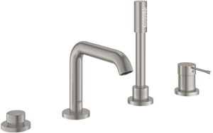Grohe Essence robinet baignoire sur gorge 4 trous avec douchette Supersteel