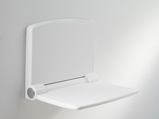 Luca Varess Comfort douchestoel wit 38x32cm