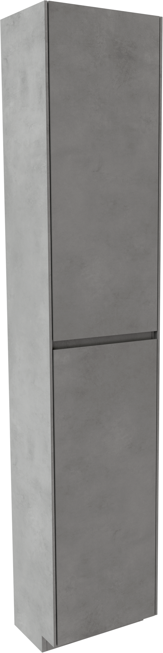 Storke Edge staande badkamerkast rechts beton donkergrijs 40 x 30 x 200 cm