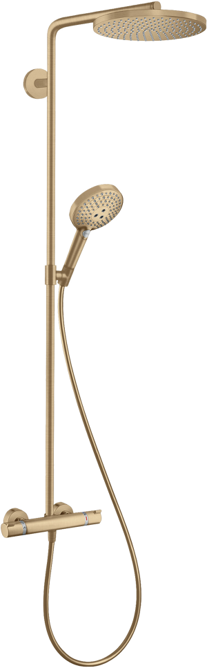 Hansgrohe Raindance Select S 240 Powderrain thermostatische regendoucheset Brushed Bronze