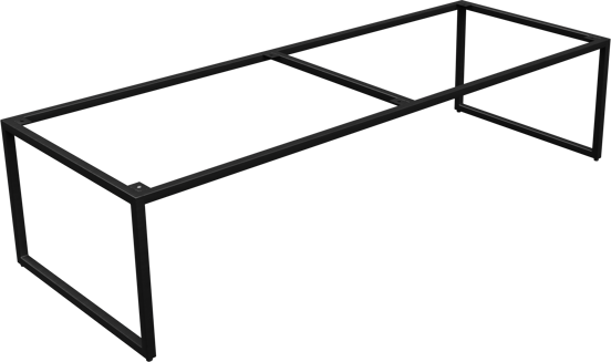 Linie Lado decoratieve frame mat zwart 120 x 44 cm