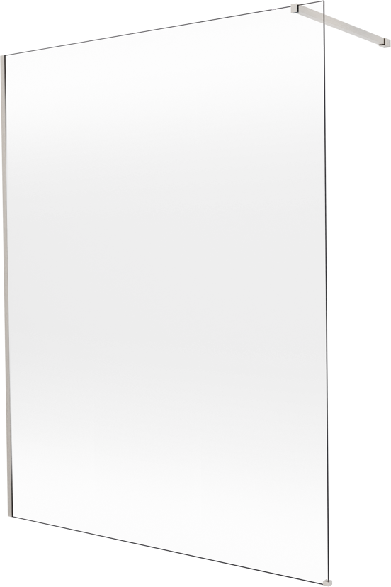 Balmani Modular inloopdouche: 160 x 200 cm, Permafrost met coating, Brushed CoolMetal profielen