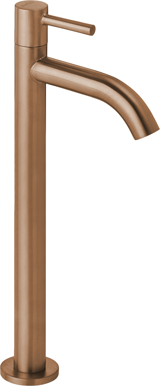 Blaufoss Multa Kaltwasserhahn: Erhöht, Brushed Rosegold