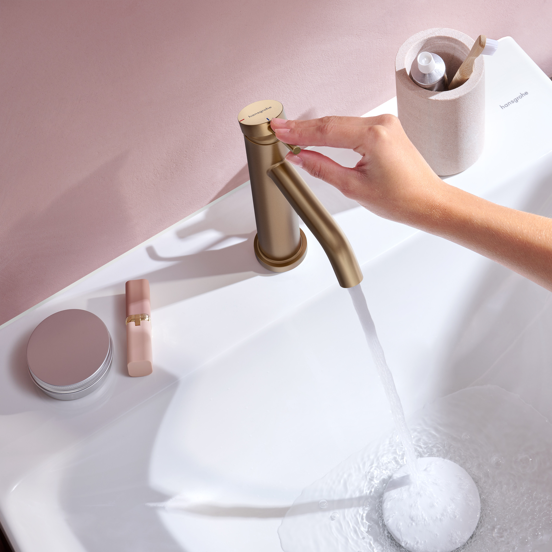 Hansgrohe Tecturis 110 Coolstart standaard wastafelkraan brushed bronze