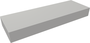 Balmani Nova lave-mains 60 x 20 cm mat Solid Surface