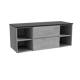 Storke Edge meuble salle de bains avec tablette pour vasques Panton