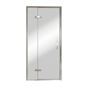 Balmani Senses Design douche draaideur links 100 cm x 210 cm Reflex spiegelglas, Chroom profielen