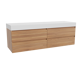 Balmani Mitra badkamermeubel met Dominus Tablet voor waskom(men)