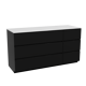Storke Edge meuble salle de bains avec tablette pour vasques Tavola