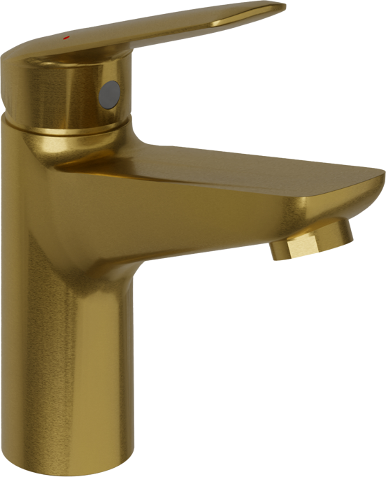 Linie Tibo robinet de lavabo Brushed Gold