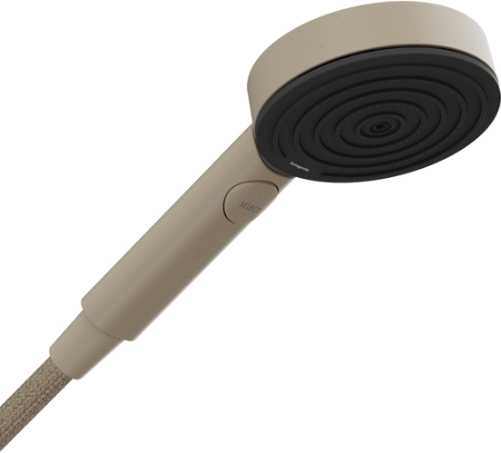 Hansgrohe Pulsify Planet Edition Select 105 Handdouche 3 straalsoorten Sand mat