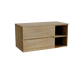 Storke Edge badkamermeubel met Panton wastafelblad voor waskom(men)