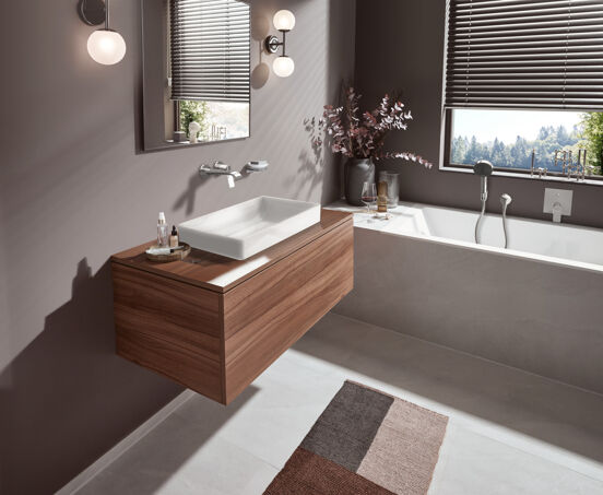 Hansgrohe Vivenis Robinet de lavabo à encastrer chrome incl élément intégré