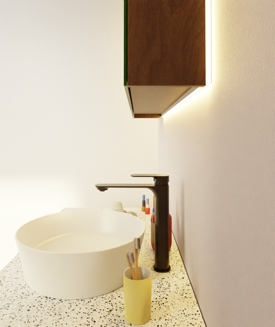 Luca Varess LED luminaire pour armoire de toilette 100 x 75 cm