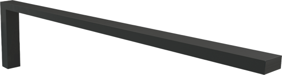 Blaufoss Noma porte-serviette noir mat 41 cm