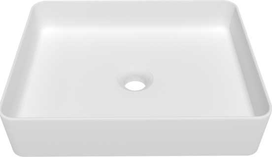 Storke Recta waskom matte Solid Surface rechthoekig 35 x 45 cm